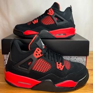 ($175) Jordan 4 Retro Red Thunder